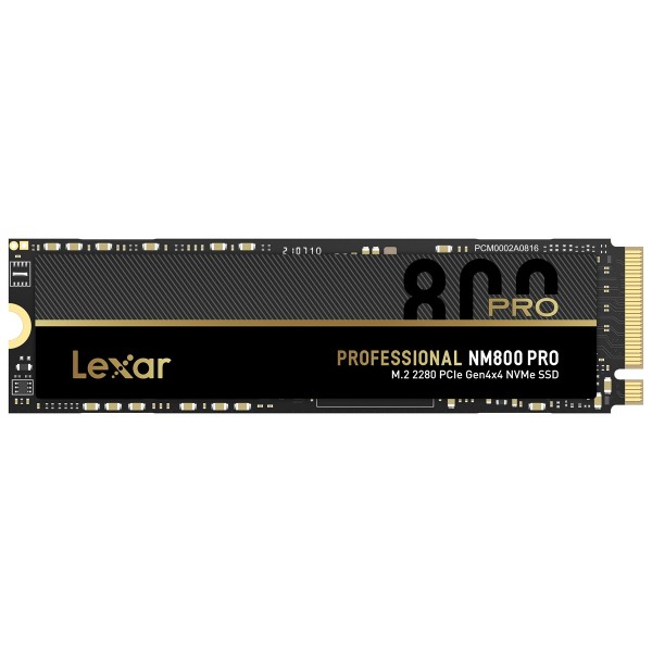 Lexar NM800P 2TB PRO LNM800P002T-RNNNG PCIe GEN4X4 M.2 NVMe 7500-6500Mb/s SSD 1
