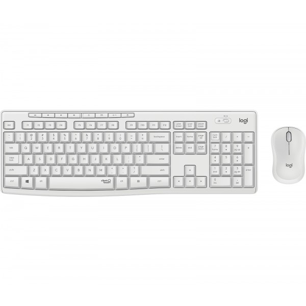 Logitech MK295 Klavye Mouse Set Kablosuz Beyaz 920-010089