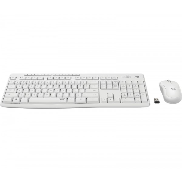 Logitech MK295 Klavye Mouse Set Kablosuz Beyaz 920-010089 4