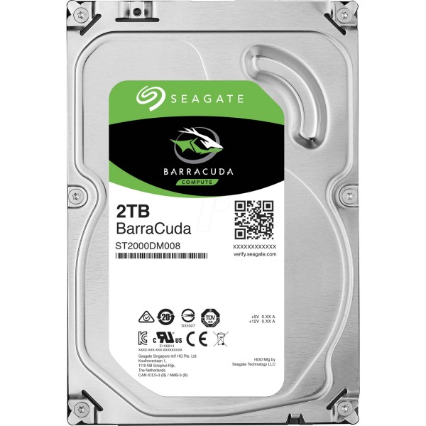 Seagate BarraCuda 2TB 7200RPM 256MB 3.5" Sabit Disk ST2000DM008