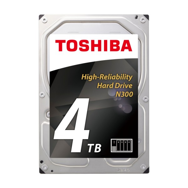 Toshiba N300 4TB 7200RPM 3.5" 128MB Cache Sata 3 NAS Disk HDWQ140UZSVA 1