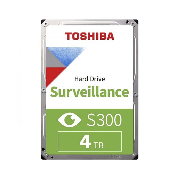 Toshiba S300 Surveillance HDWT740UZSVA 4TB 128MB 5400 RPM 3.5" SATA3 7/24 Güvenlik Diski 1