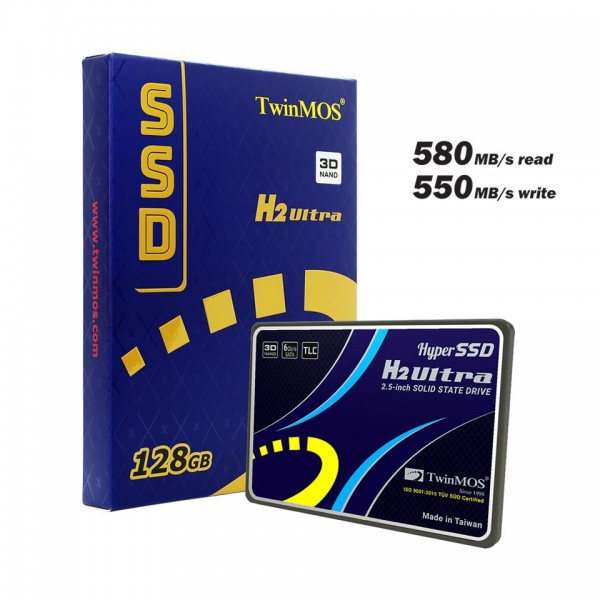 TwinMOS 128GB 2.5" SATA3 SSD (580Mb-550Mb/s) BLACK TM128GH2UG

 4