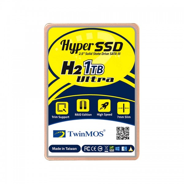 TwinMOS 1TB 2.5" SATA3 SSD (580Mb-550Mb/s) 3DNAND