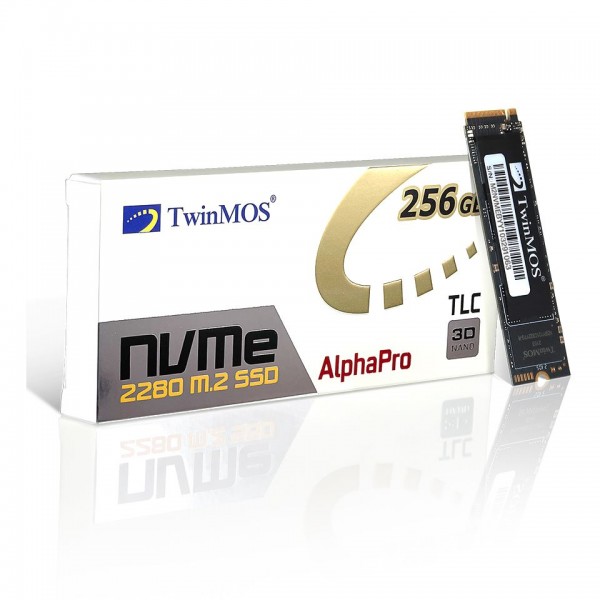 TwinMOS 256GB M.2 PCIe NVMe SSD (2455Mb-1832Mb/s) 3DNAND 4