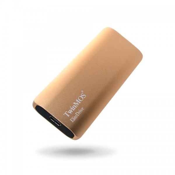 TwinMOS 256GB Taşınabilir External SSD USB 3.2/Type-C (Gold) 1