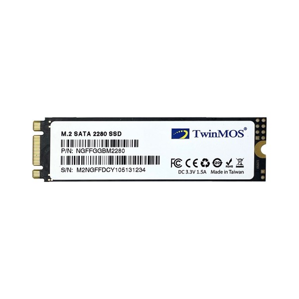 TwinMOS 512GB M.2 2280 SATA3 SSD (580Mb-550Mb/s) 3DNAND