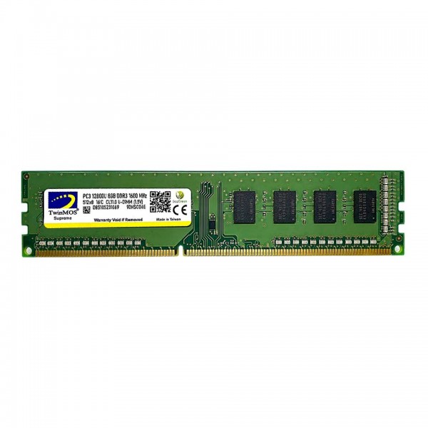TwinMOS DDR3 8GB 1600MHz 1.5V Desktop Ram 1