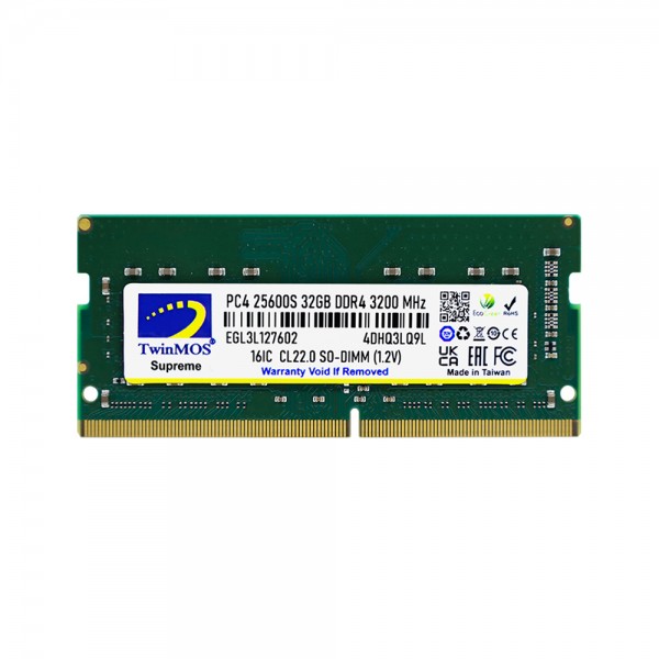 TwinMOS DDR4 32GB 3200MHz Notebook Ram