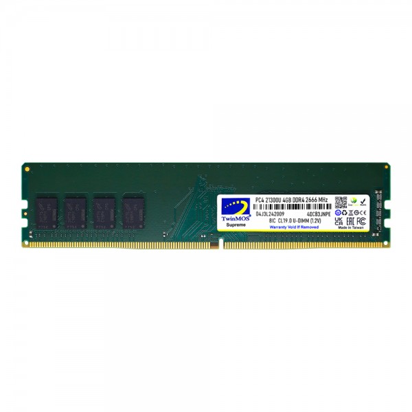 TwinMOS DDR4 4GB 2666MHz Desktop Ram MDD44GB2666D
