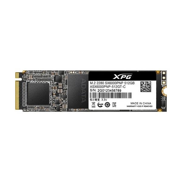 XPG SX6000 Pro 512GB 2100MB-1500MB/s NVM 1.2 SSD ASX6000PNP-512GT-C 1