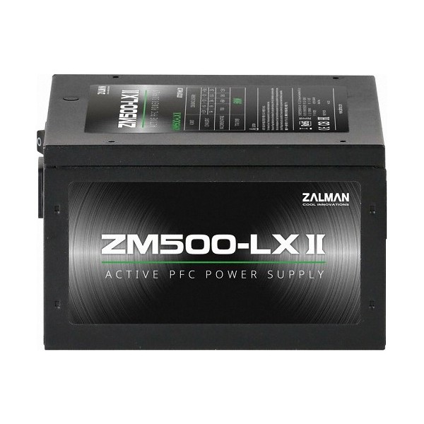 Zalman ZM500-LXII 500W Active 120 mm Fanlı Güç Kaynağı 1