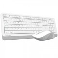 A4 Tech FG1010 USB TR Q Beyaz Kablosuz Klavye Mouse Set 2