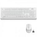 A4 Tech FG1010 USB TR Q Beyaz Kablosuz Klavye Mouse Set 4