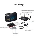 Asus RT-AX88U Wifi6 DualBand Gaming Ai Mesh AiProtection Torrent Bulut Dlna 4G Vpn Router-Access Point 5