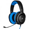 Corsair HS35 Stereo Mavi CA-9011196-EU Ayrılabilir Mikrofonlu Kablolu Gaming Kulaklık 1
