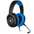 Corsair HS35 Stereo Mavi CA-9011196-EU Ayrılabilir Mikrofonlu Kablolu Gaming Kulaklık 2