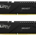 Kingston Fury Beast KF560C36BBEK2/32 32GB (2x16GB) DDR5 6000MHz CL36 Siyah Gaming Ram (Bellek) 1
