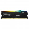 Kingston Fury Beast RGB KF552C36BBEAK2/32 32GB (2x16GB) DDR5 5200MHz CL36 Siyah Gaming Ram (Bellek) 2