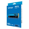 Lexar NM710X 500GB LNM710X500G-RNNNG PCIe GEN 4X4 M.2 NVMe 5000-2600Mb/s SSD 5