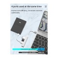 VİZY10 Macbook Uyumlu Type-C To 4* USB 3.0 Splitter Hub Adaptör 3